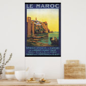 Le Maroc Vintage Travel Poster (Keuken)