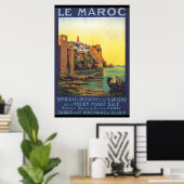 Le Maroc Vintage Travel Poster (Thuiskantoor)