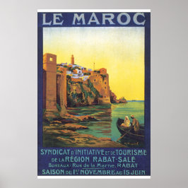 Le Maroc Vintage Travel Poster