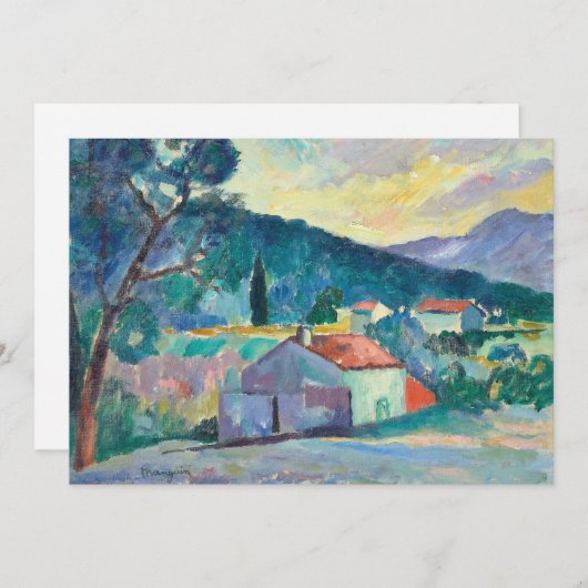 Le Mas à Saint-Tropez | Henri Manguin (Voorkant / Achterkant)