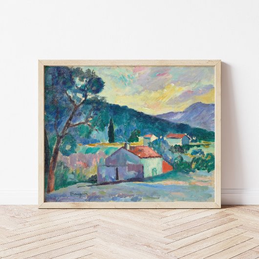 Le Mas à Saint-Tropez | Henri Manguin Poster