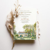 Le Mas des Poiriers Provence Tuin Bruiloft Kaart