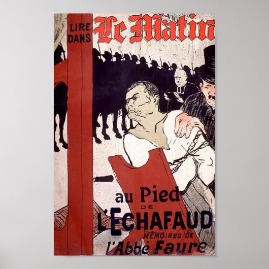 Le Matin Toulouse Lautrec 1893 Poster (Voorkant)