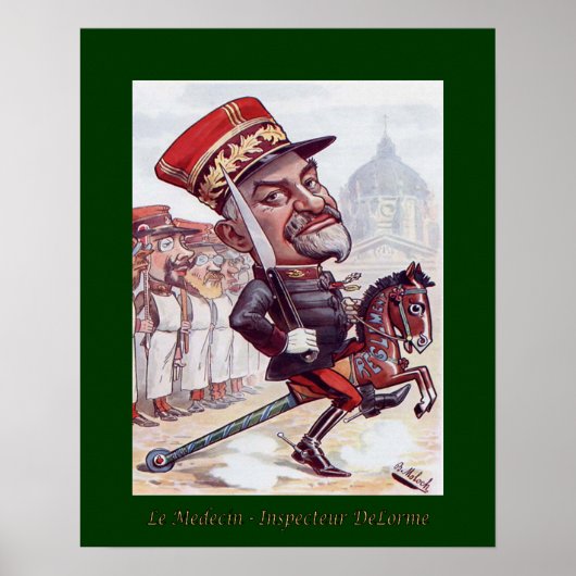 Le Medecin Inspecteur Edmond Delorme~Pulmonoloog Poster (Voorkant)