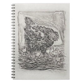 Le Mere Poule (de moederkip of kip) Notitieboek