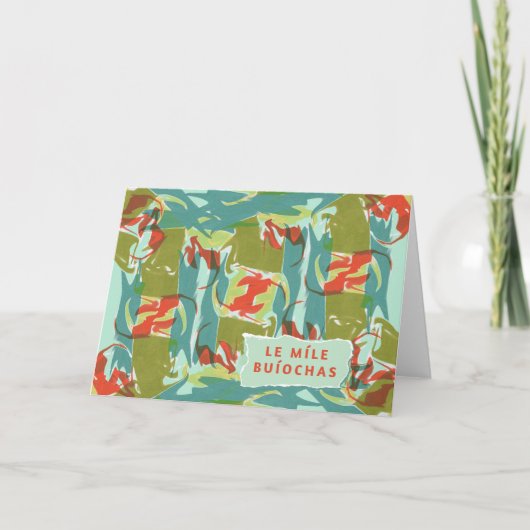 Le Míle Buíochas Veel Bedankt in Iers-Gaelisch (Voorkant)