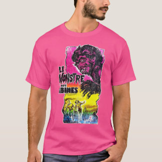 Le Monstre Des Abimes Monster op de Campus T-shirt