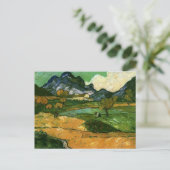 Le Mont Gaussier, Vincent van Gogh Fine Art Briefkaart (Staand voorkant)