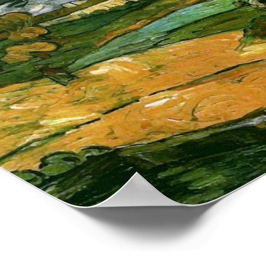 Le Mont Gaussier, Vincent van Gogh Poster (Hoek)