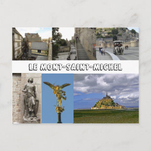 Le Mont Saint Michael Frankrijk Briefkaart