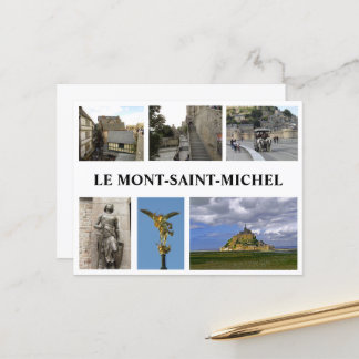 Le Mont Saint Michael, Frankrijk Briefkaart