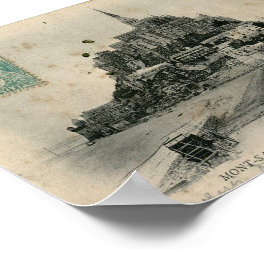 Le Mont-Saint-Michel – 1905 Poster (Hoek)