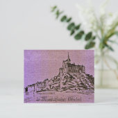 le Mont-Saint-Michel Briefkaart (Staand voorkant)
