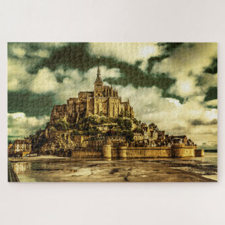Le Mont Saint Michel, Frankrijk. Legpuzzel