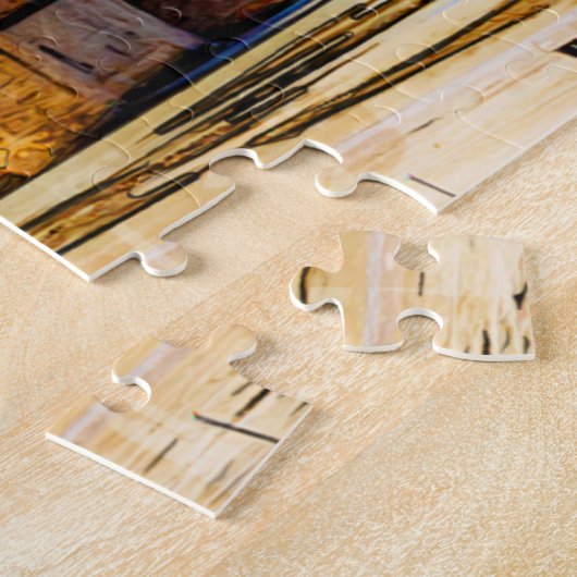 Le Mont Saint Michel, Frankrijk Legpuzzel (Zijkant)