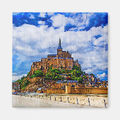 Le Mont Saint Michel, Frankrijk Magneet (Voorkant)