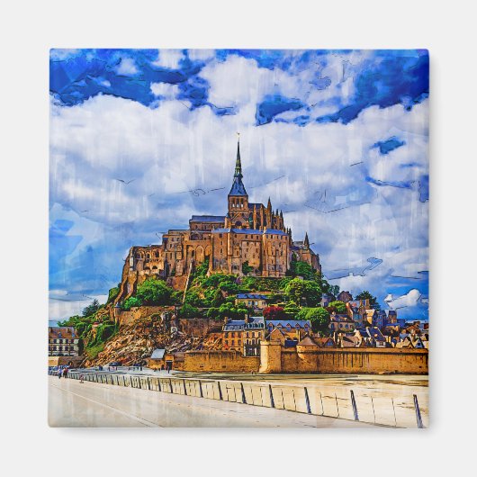 Le Mont Saint Michel, Frankrijk Magneet (Voorkant)