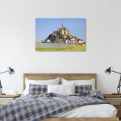 Le Mont Saint Michel in de regio Canvas Afdruk (Insitu (Slaapkamer))
