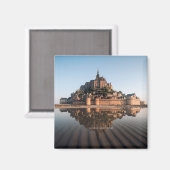 Le Mont-Saint-Michel in Normandië, Frankrijk Magneet (Voorkant / Achterkant)