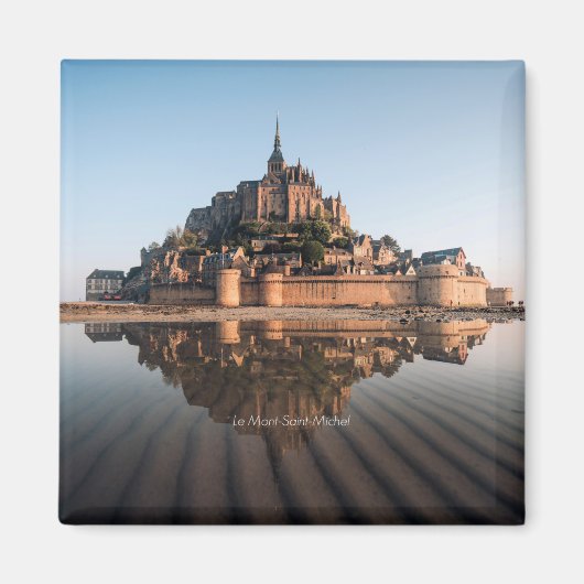 Le Mont-Saint-Michel in Normandië, Frankrijk Magneet (Voorkant)