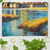 Le Mont-Saint Michel Keukenlinnen Theedoek (Gevouwen)