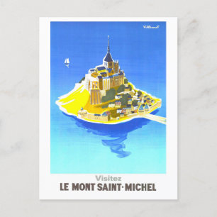 Le Mont Saint-Michel Reisposter Briefkaart