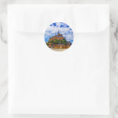 Le Mont Saint Michel Ronde Sticker (Tas)
