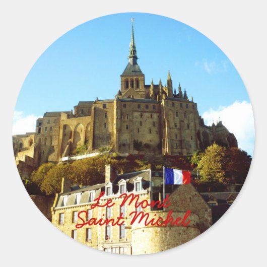 Le Mont Saint Michel Sticker (Voorkant)