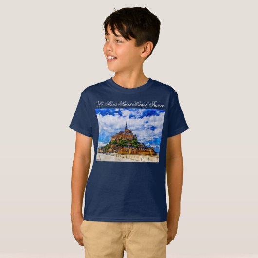 Le Mont Saint Michel T-shirt (Voorkant volledig)