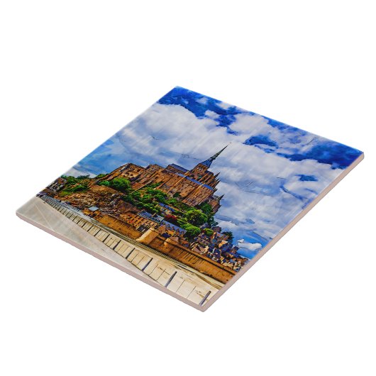 Le Mont Saint Michel Tegeltje (Zijkant)