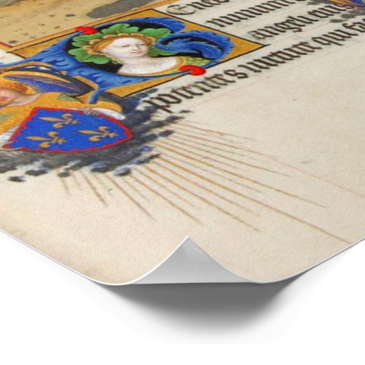 Le Mont-Saint-Michel - The Mass of Saint Michael Poster (Hoek)