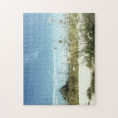 Le Mont Saint Michel Uitzicht Normandy Frankrijk Legpuzzel (Verticaal)