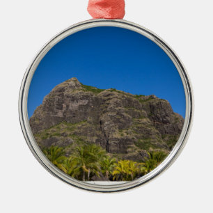 Le Morne Brabant Mauritius met blauwe lucht Metalen Ornament
