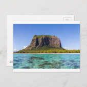 Le Morne Brabant Mauritius met zee panoramiek Briefkaart (Voorkant / Achterkant)