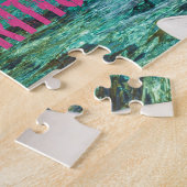 Le Morne Brabant Mauritius uitzicht van boot op ze Legpuzzel (Zijkant)