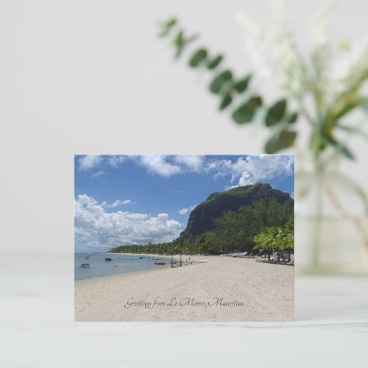 Le Morne, Mauritius Briefkaart (Staand voorkant)