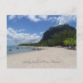 Le Morne, Mauritius Briefkaart (Voorkant)