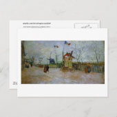 Le Moulin a Poivre, Vincent van Gogh Briefkaart (Voorkant / Achterkant)