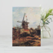 Le Moulin de Blute Fin by Vincent van Gogh (Staand voorkant)