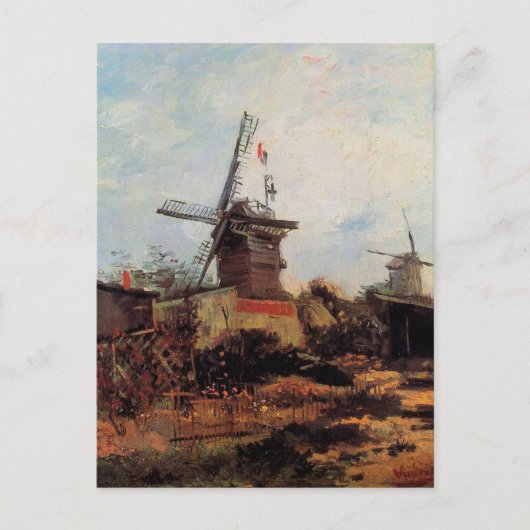 Le Moulin de Blute Fin by Vincent van Gogh Briefkaart (Voorkant)