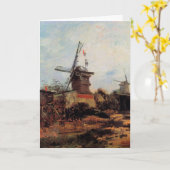 Le Moulin de Blute Fin by Vincent van Gogh Kaart (Gele Bloem)