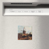 Le Moulin de Blute Fin by Vincent van Gogh Magneet (Insitu (Vaatwasser))