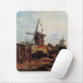 Le Moulin de Blute Fin by Vincent van Gogh Muismat (Met muis)