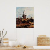 Le Moulin de Blute Fin by Vincent van Gogh Poster (Keuken)
