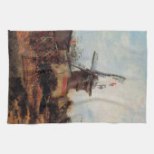 Le Moulin de Blute Fin by Vincent van Gogh Theedoek (Horizontaal)