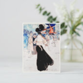 Le Moulin de la Galette door Henry Somm Briefkaart (Staand voorkant)