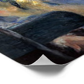 Le Moulin de la Galette door Pierre Auguste Renoir Poster (Hoek)