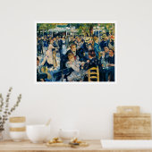 Le Moulin de la Galette door Renoir Poster (Keuken)