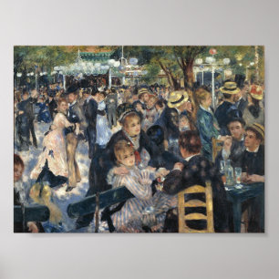 Le Moulin de la Galette door Renoir Poster