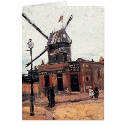 Le Moulin de la Galette door Vincent van Gogh (Voorkant)